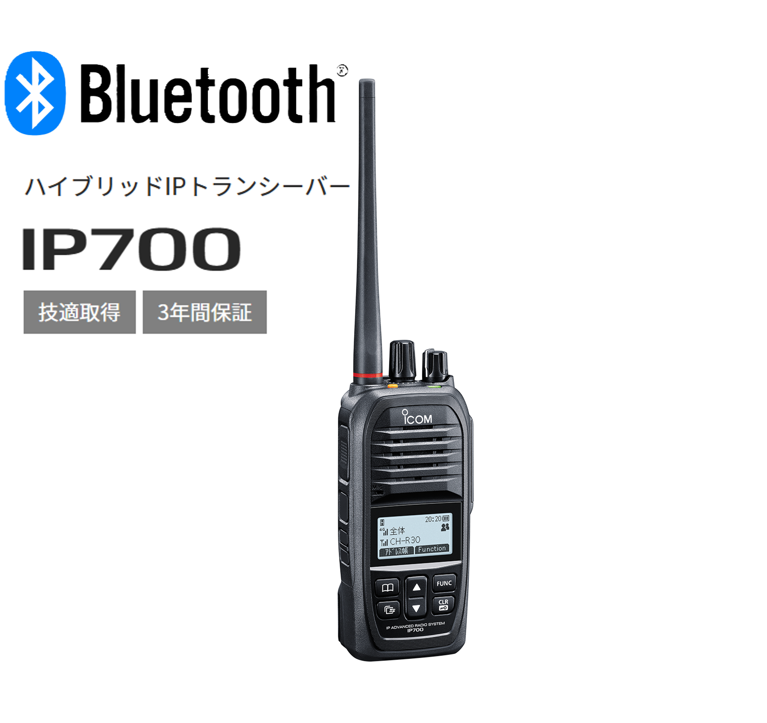 IP700　　　　　　　　　　　広域に対応可能
